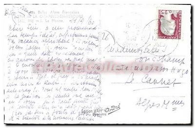 La Piscine — La Chapelle-en-Vercors — Edição de Arte Grenoble — Verso