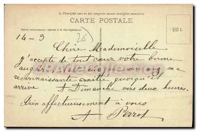 Léoncel (Drôme) - A Igreja — Edição Ginet, Chabeuil — Verso