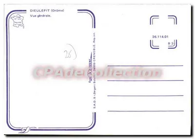 Dieulefit (Drôme) — Ogólny widok — S.A.D. 8r-Sergent Bobillot, 38000 Grenoble — Rewers