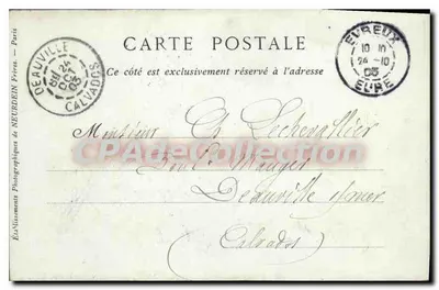Évreux — La Rue Grande — Colecciones ND Phot n°21 — Reverso