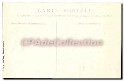 Pont-Audemer — Przebarwienie — Lib. A. Godon, Pont-Audemer — Rewers