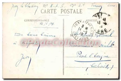 VERNON (Eure) - Prazeres de verão — Imp. G. Lefebvre, Vernon — Verso