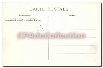 Louvières — Hotel du Mouton-d'Argent — Cartolina d'epoca n°12 — Verso