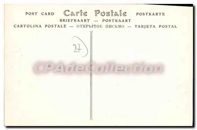 Le Petit-Andely — Vista da Cidade e do Castelo Gaillard — ND. Fot. — Verso