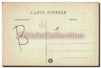 Castelo dos Bois-Francs (Eure) — A Chegada — Edição Morand, Cliché BARRIER — Verso