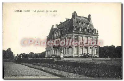 Dangu (Eure) — O Castelo, vista lateral — J. Courgeon, Livreiro-editor, Gisors (Eure)