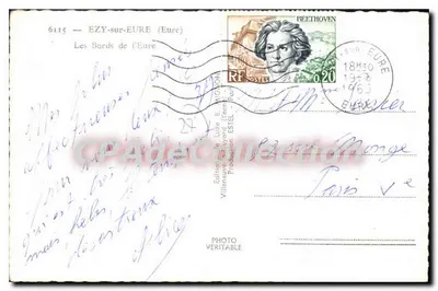 As margens do Eure — Ezé-sur-Eure (Eure) — E. Mignon — Verso