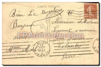 LA BONNEVILLE - Castelo Abadial da NOË - Túmulo de Guérin de Cierrey (Bispo de Évreux) - Enterrado em 1201 - Descoberto em 1928 — Verso