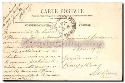 Gisors — A Praça Blanmont — Geral de Blanmont — Cidade de Gisors — Verso