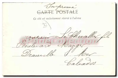 Beaumont-le-Roger - Most na jeziorze — H. Seline-Domis, wydawca, Édouard La Hailley — Rewers