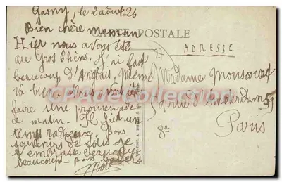 Gasny — Vista sobre a Epte — Loevenbruck, Hotel-Editor — Verso