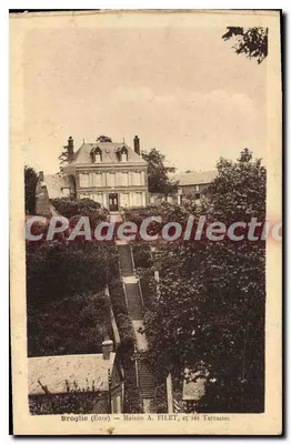 Broglie (Eure) — Casa A. FILET, e suas Terrasses