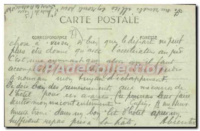 Environs de DAMVILLE (Eure) — Avenida do Castelo de Bois-Giroult — Lefèvre, editor - Rep. int. — Verso