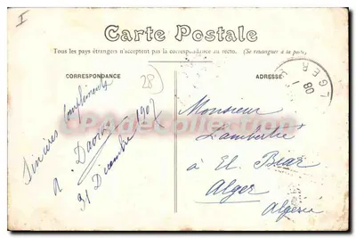 Chartres — Pomnik Noëla Ballaya — wydawca NG 73 — Rewers