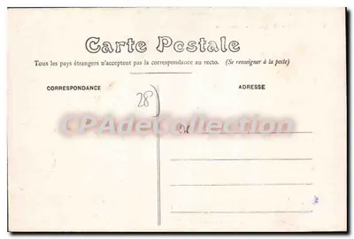 Châteaudun - Il Castello - Contreforti — Imp. Laussedat, Châteaudun — Verso