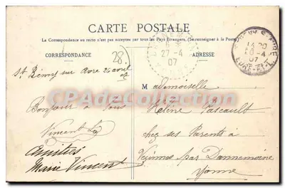 Dreux - Kasa oszczędności — Ch. Foucault, wyd., Dreux, n°6 — Rewers