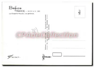 La Cigogne — Ogólny widok — Wydawnictwo LA CIGOGNE, Dreux (28) — Rewers