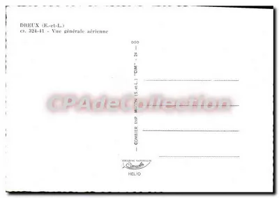 Dreux (E-et-L) — Widok ogólny z lotu — CIM — Rewers