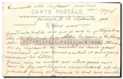 Châteauneuf-en-Thymerais — Szpital — Ch. Foucault, wyd. Dreux — Rewers
