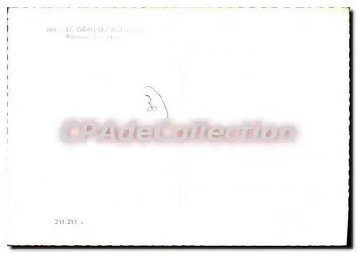 Le Grau-du-Roi — Barcos em repouso — Bilhete postal antigo de Collection n°264 — Verso