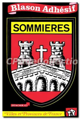 Sommieres — Escudo Adesivo — KROMA