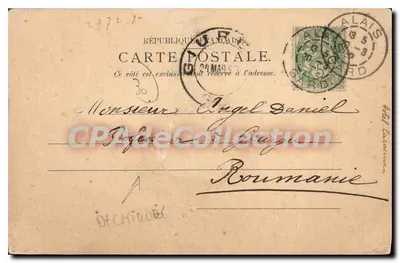 Alais — Het Gardon bij het Penserat — Charles Bernheim, Nîmes, Nr. 9 — Achterkant