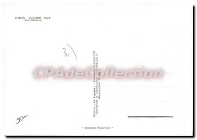 Luziers (Gard) — Vista Geral — Éditions Hachette — Verso