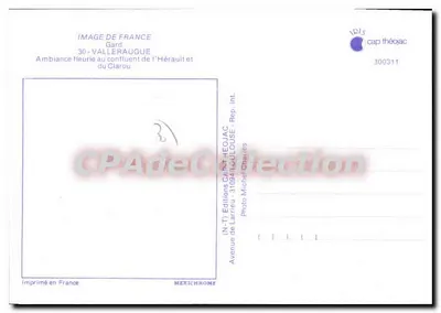 Valleraugue — Ambiente florido no encontro do Hérault e do Clarou — Edições Cap Théojac — Verso