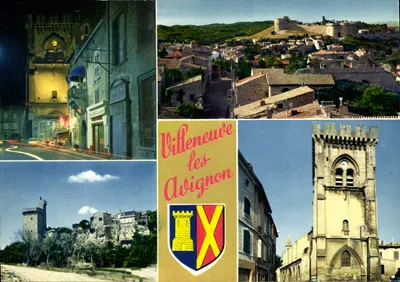 Villeneuve-lès-Avignon — cảnh quan toàn cảnh và tráng lệ — Éditions Hachette, số 30.351.04