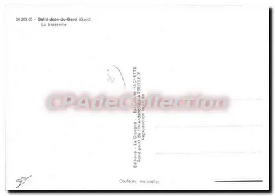La Cigogne — A cervejaria — Éditions Hachette — Verso