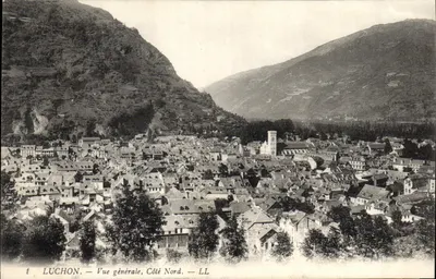 Luchon — Vue générale, Côté Nord — LL