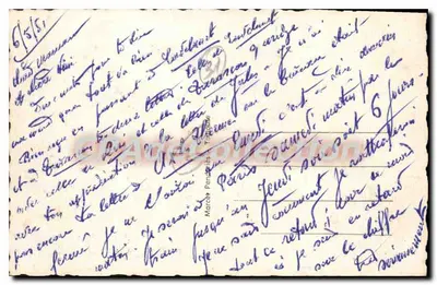 Widok Tuluzy — Pamiątka z TOULOUSE — nieznany wydawca, numer serii nie widoczny — Rewers