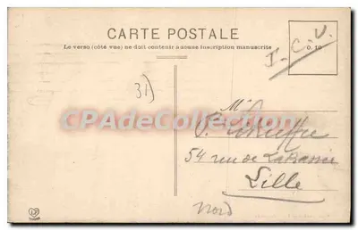 Toulouse - Chợ trên Quảng trường Capitole — nhà xuất bản Carte Républicaine, số 2 — Mặt sau