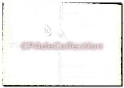 Gers — Carta postal ilustrada com figuras históricas e locais — Verso