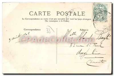 Soulac-sur-Mer — O Mosteiro dos Beneditinos — Edição das Novas Galerias — n°26 — Verso