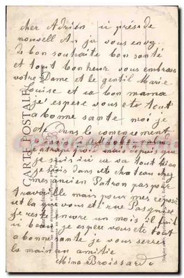 Castelo de La Brède — Gironde — editor desconhecido, número de série não visível — Verso