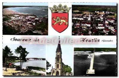 Hourtin (Gironde) — vista aérea e monumentos — editor De Collection