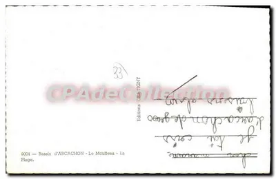 अर्काशन के बेसिन — ले मूलेओ — ला प्लाज़ — एडिशन्स क्ला टिग्नी — पीछे