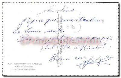 Centro de Formação Marítima de Hourtin — Gironde — Editor Elcé — Verso