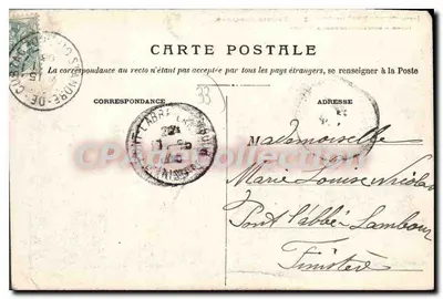 Saint-André-de-Cubzac — Castelo Robillard — Henri Guillier, rua Tonnours — Verso