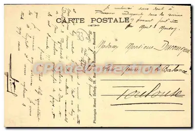 Campo Militare di SOUGE (Gironde) — Edifici degli Ufficiali — M. D. — Verso