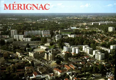 MÉRIGNAC — Vista Geral do Centro — Editor Elcée, n° 5064