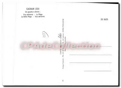 Cazaux - Pamiętniki z Cazaux - Cazaux (33) — Rewers