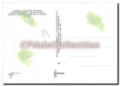 Ambareès — Ricordo da Collezione — Edizioni 'La Cigogne' Hachette — Verso