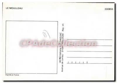 लावेबल विनाइल अडहेसिव ब्लैसन — ले मूल्लो — एडिटर CPAdéCollection — पीछे