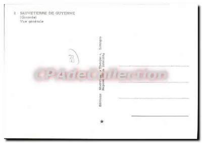 Sauveterre de Guyenne — Visão geral — Edições Théojaac — Verso