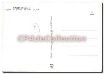 SALLES — Guyenne — Editora Théojac — Verso