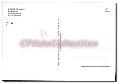 Bazas — Pamiątka z Bazas — Wydawnictwa Zjednoczone — Rewers