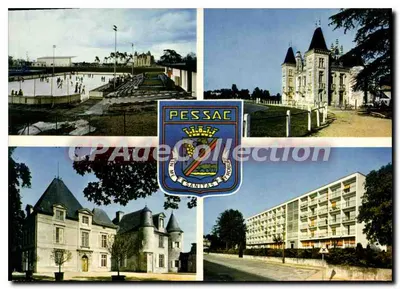 Pessac — vista panorâmica — Edições Modernas « Théolac », Limoges