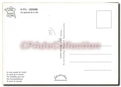 Lesparre — widok z lotu ptaka — Élécé — Rewers